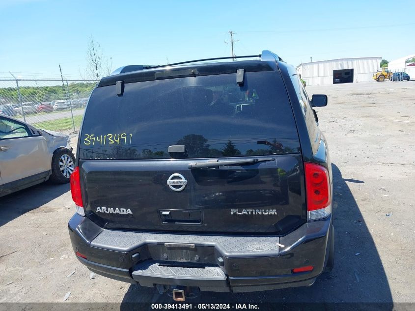 2011 Nissan Armada Platinum VIN: 5N1AA0NC7BN600228 Lot: 39413491