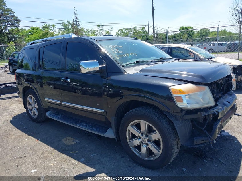 2011 Nissan Armada Platinum VIN: 5N1AA0NC7BN600228 Lot: 39413491