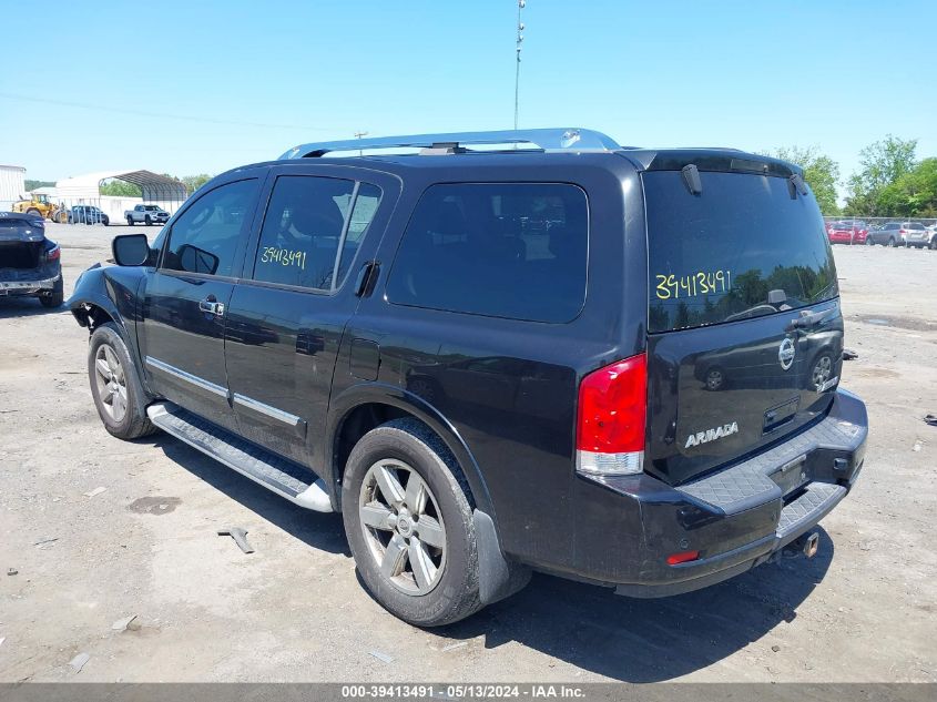 2011 Nissan Armada Platinum VIN: 5N1AA0NC7BN600228 Lot: 39413491