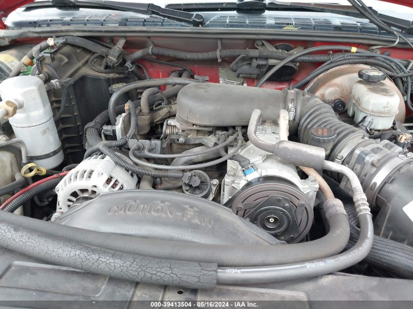 2001 GMC Sonoma Sls VIN: 1GTCT19W018144958 Lot: 39413504