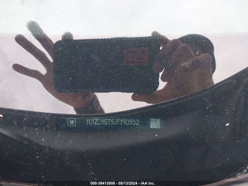 2018 Chevrolet Malibu Lt VIN: 1G1ZD5ST5JF190532 Lot: 39413508