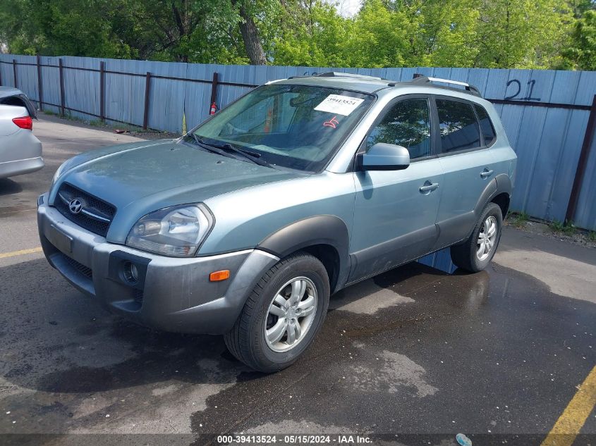 2007 Hyundai Tucson Limited/Se VIN: KM8JN72D77U575 Lot: 39413524