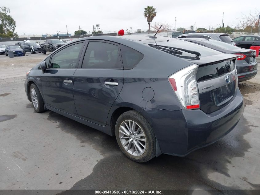 2012 Toyota Prius Plug-In VIN: JTDKN3DP7C3027962 Lot: 39413530