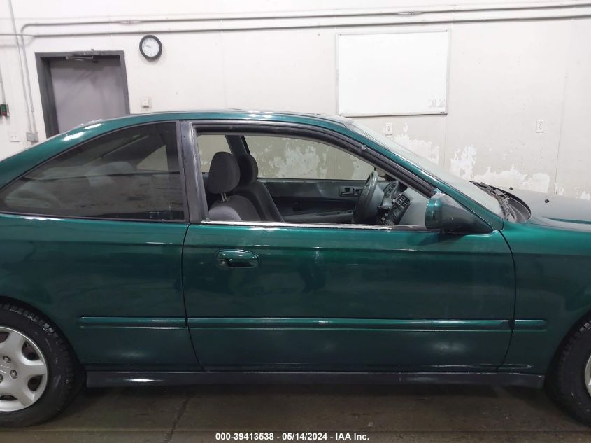 1999 Honda Civic Ex VIN: 1HGEJ8243XL042061 Lot: 39413538