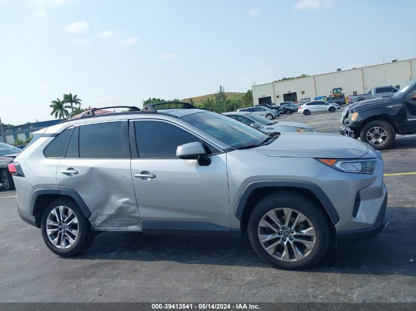 2019 Toyota Rav4 Limited VIN: 2T3Y1RFV0KC008655 Lot: 39413541