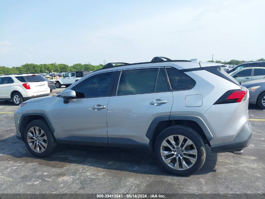 2019 Toyota Rav4 Limited VIN: 2T3Y1RFV0KC008655 Lot: 39413541