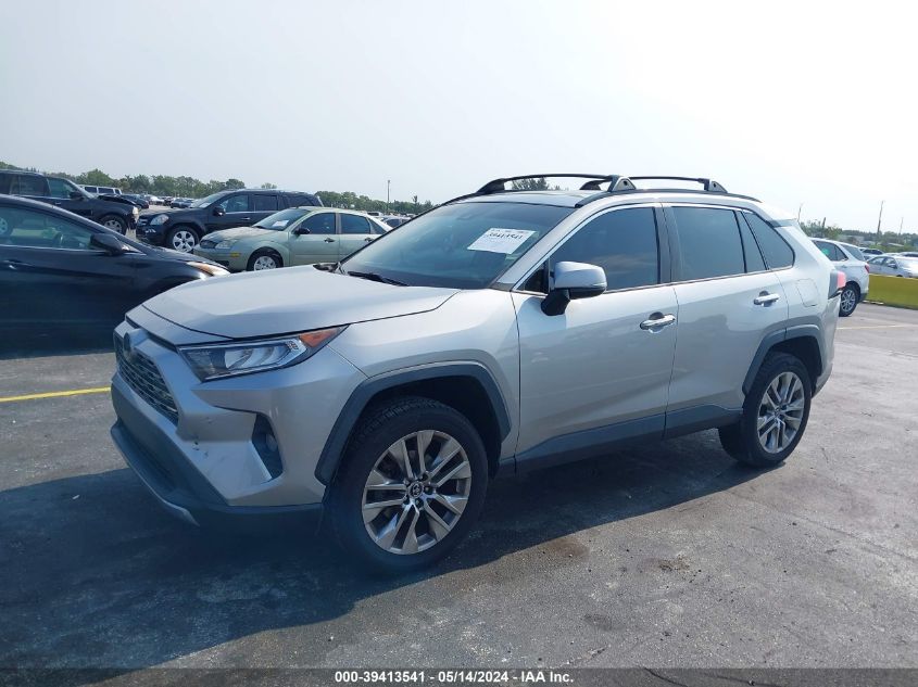 2019 Toyota Rav4 Limited VIN: 2T3Y1RFV0KC008655 Lot: 39413541