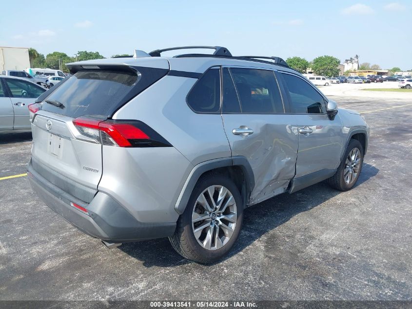 2019 Toyota Rav4 Limited VIN: 2T3Y1RFV0KC008655 Lot: 39413541