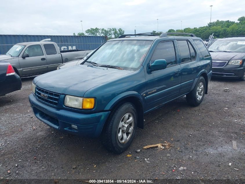 1999 Isuzu Rodeo VIN: 4S2CM58W3X4367196 Lot: 39413554