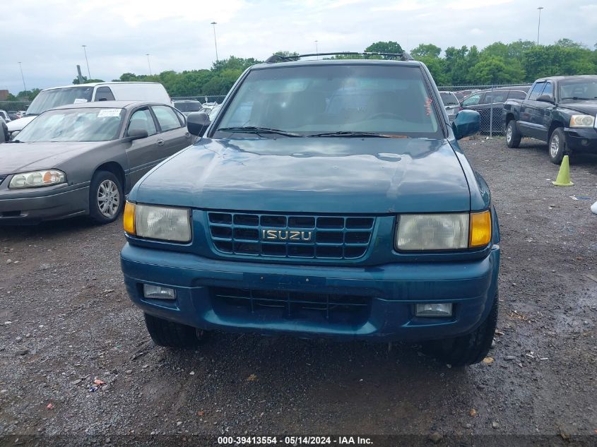 1999 Isuzu Rodeo VIN: 4S2CM58W3X4367196 Lot: 39413554