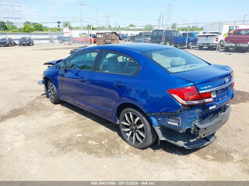 2015 Honda Civic Ex-L VIN: 19XFB2F98FE063711 Lot: 39413560