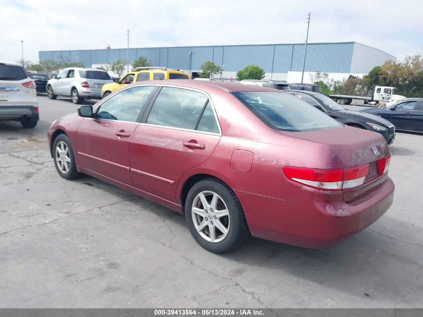 2003 Honda Accord 3.0 Ex VIN: 1HGCM66573A001346 Lot: 39413564