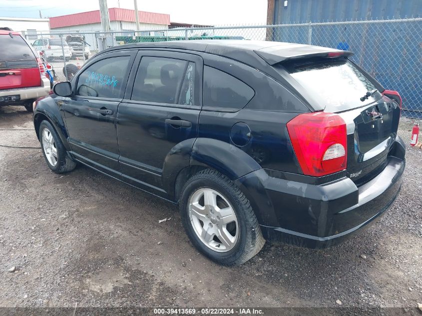 2007 Dodge Caliber Sxt VIN: 1B3HB48BX7D570330 Lot: 39413569