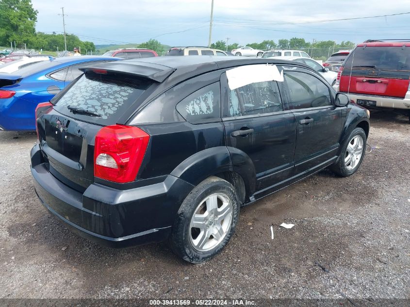 2007 Dodge Caliber Sxt VIN: 1B3HB48BX7D570330 Lot: 39413569