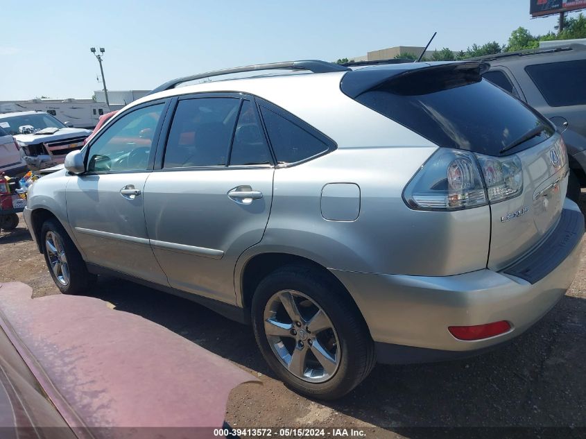 2007 Lexus Rx 350 VIN: JTJHK31U572008235 Lot: 39413572