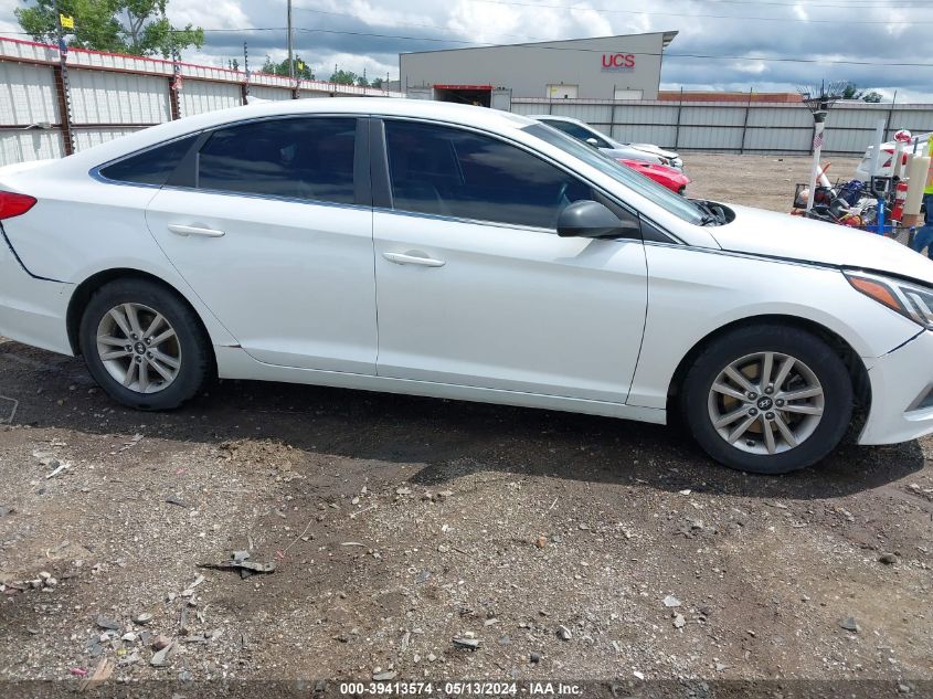 2017 Hyundai Sonata Se VIN: 5NPE24AF5HH449232 Lot: 39413574