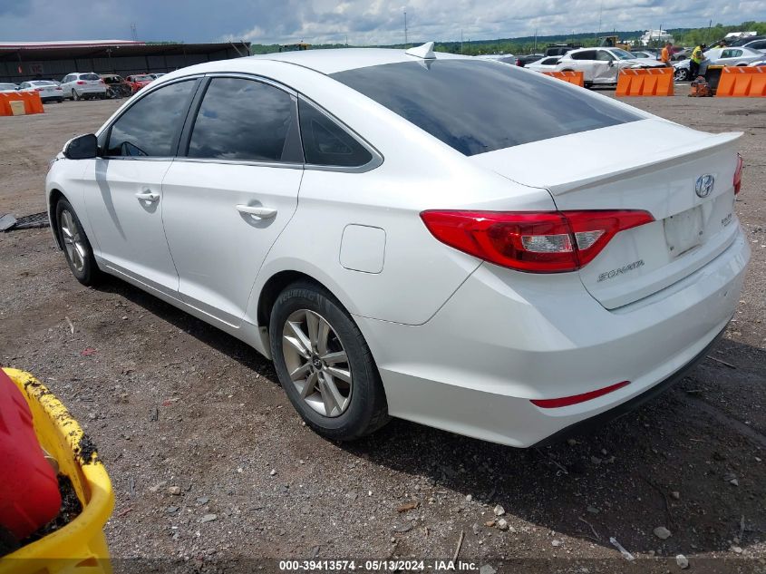 2017 Hyundai Sonata Se VIN: 5NPE24AF5HH449232 Lot: 39413574