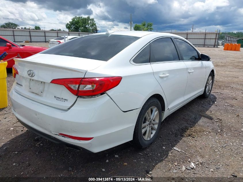 2017 Hyundai Sonata Se VIN: 5NPE24AF5HH449232 Lot: 39413574