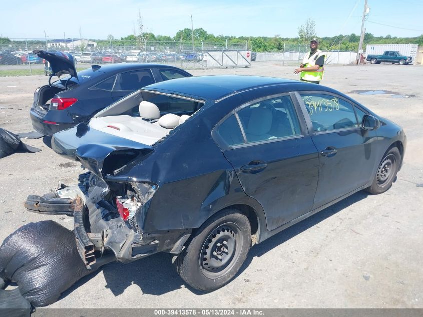 2012 Honda Civic Lx VIN: 19XFB2F57CE314727 Lot: 39413578