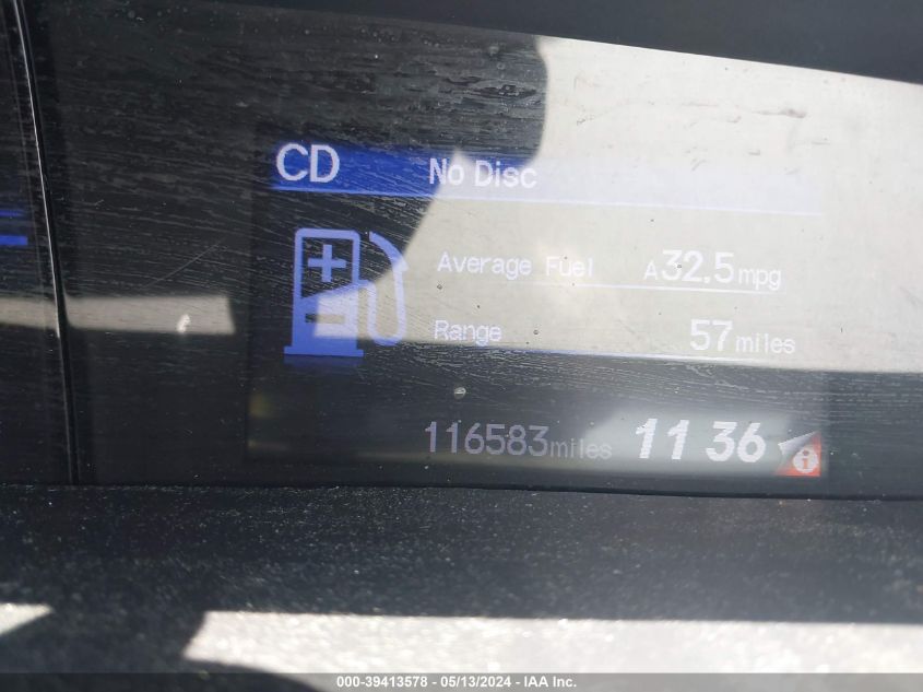 2012 Honda Civic Lx VIN: 19XFB2F57CE314727 Lot: 39413578