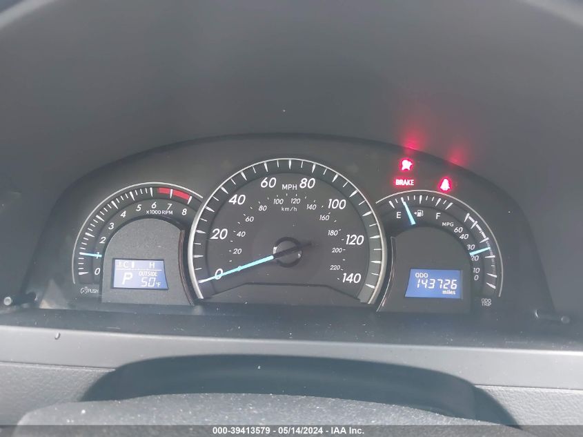 2012 Toyota Camry Le VIN: 4T1BF1FK8CU544311 Lot: 39413579