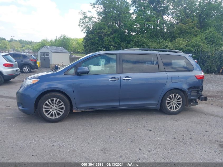 2015 Toyota Sienna Xle 8 Passenger VIN: 5TDYK3DC4FS651754 Lot: 39413598