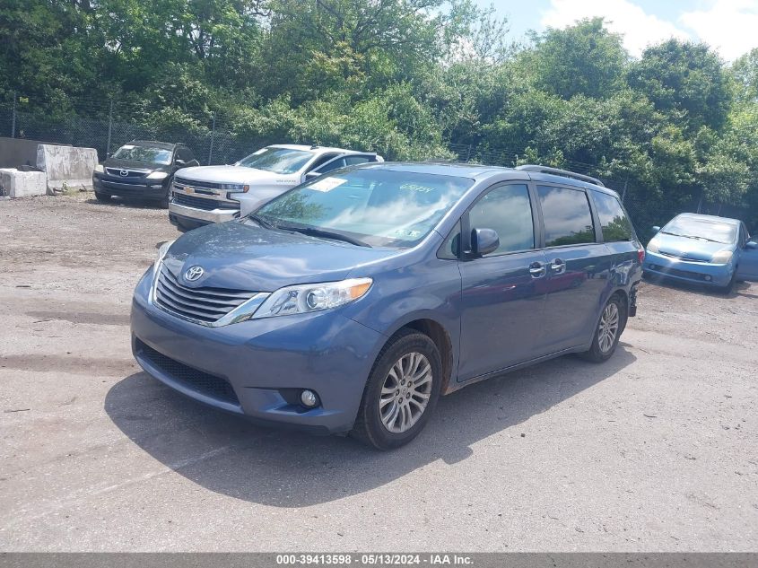 2015 Toyota Sienna Xle 8 Passenger VIN: 5TDYK3DC4FS651754 Lot: 39413598