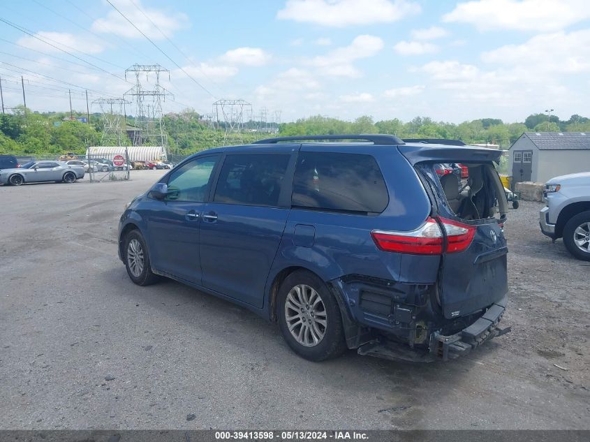 2015 Toyota Sienna Xle 8 Passenger VIN: 5TDYK3DC4FS651754 Lot: 39413598