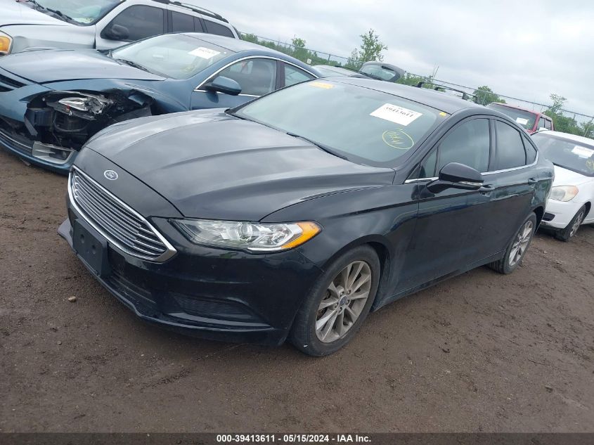 2017 Ford Fusion Se VIN: 3FA6P0HDXHR121908 Lot: 39413611