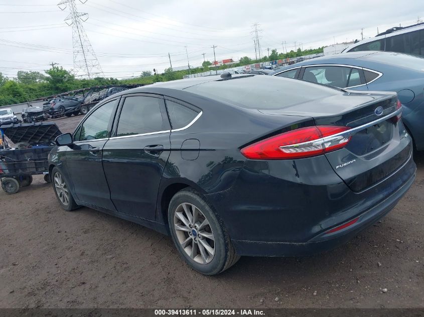 2017 Ford Fusion Se VIN: 3FA6P0HDXHR121908 Lot: 39413611