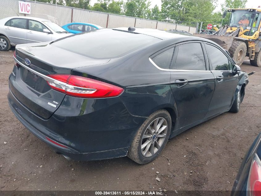 2017 Ford Fusion Se VIN: 3FA6P0HDXHR121908 Lot: 39413611