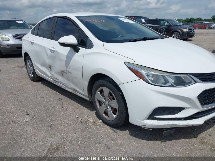 2017 Chevrolet Cruze Ls Auto VIN: 3G1BC5SM2HS555137 Lot: 39413616