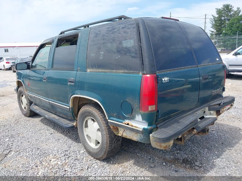 1999 Chevrolet Tahoe Ls VIN: 1GNEK13R2XR102865 Lot: 39413619