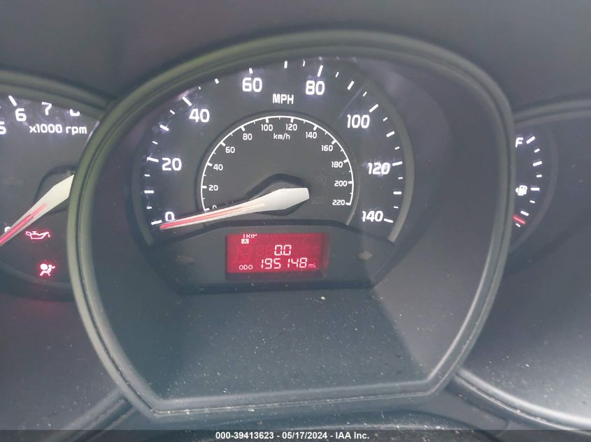 2012 Kia Rio5 Lx VIN: KNADM5A38C6092985 Lot: 39413623