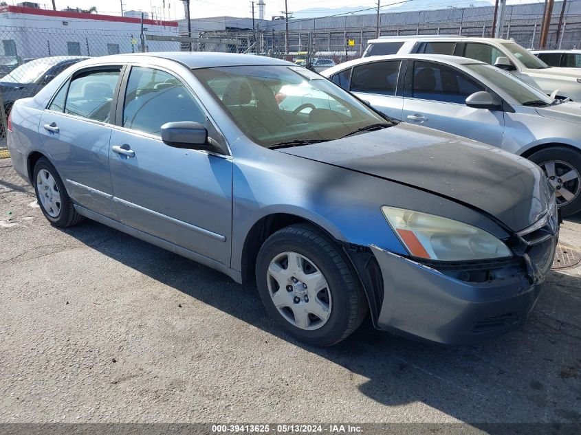 2007 Honda Accord 2.4 Lx VIN: 1HGCM56487A008555 Lot: 39413625