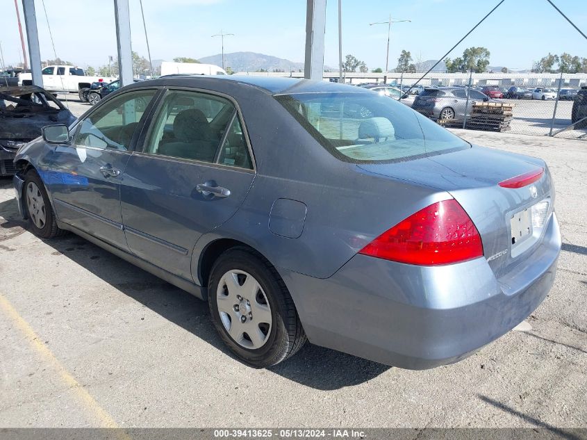 2007 Honda Accord 2.4 Lx VIN: 1HGCM56487A008555 Lot: 39413625