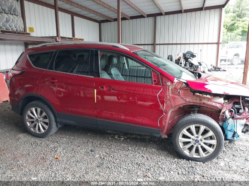 2017 Ford Escape Titanium VIN: 1FMCU9JD2HUE21161 Lot: 39413631