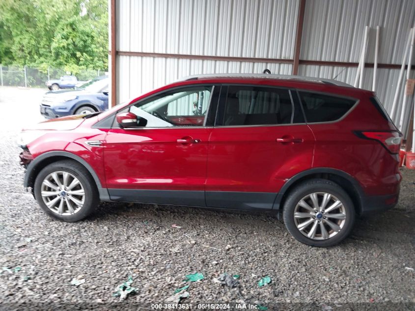 2017 Ford Escape Titanium VIN: 1FMCU9JD2HUE21161 Lot: 39413631