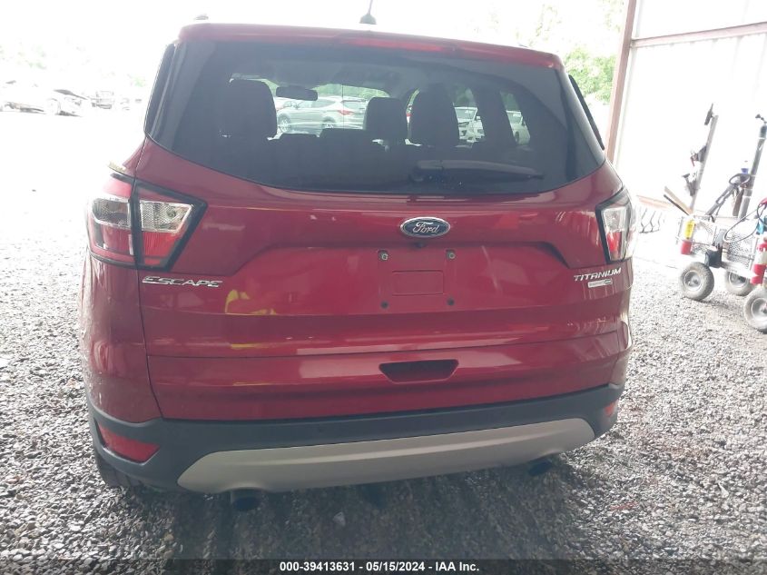 2017 Ford Escape Titanium VIN: 1FMCU9JD2HUE21161 Lot: 39413631