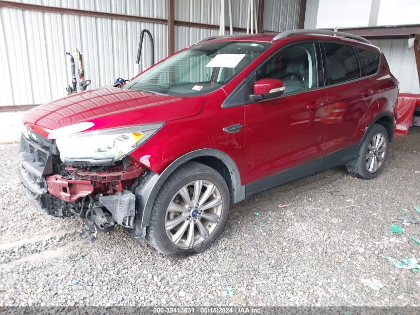 2017 Ford Escape Titanium VIN: 1FMCU9JD2HUE21161 Lot: 39413631