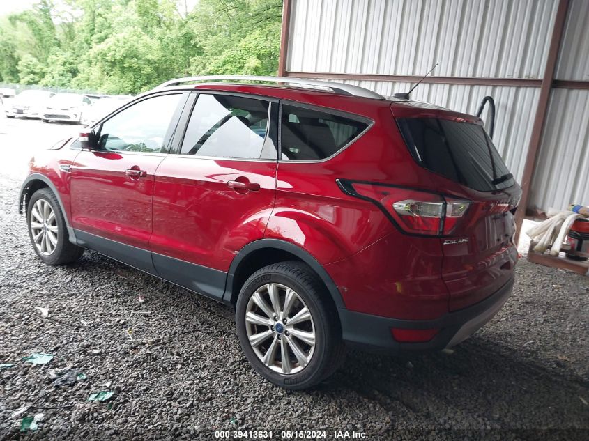 2017 Ford Escape Titanium VIN: 1FMCU9JD2HUE21161 Lot: 39413631