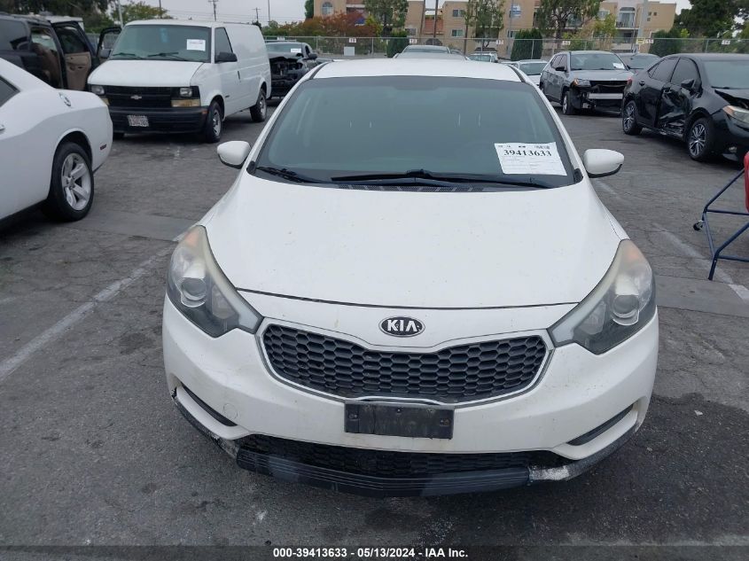 2014 Kia Forte Lx VIN: KNAFK4A63E5073790 Lot: 39413633