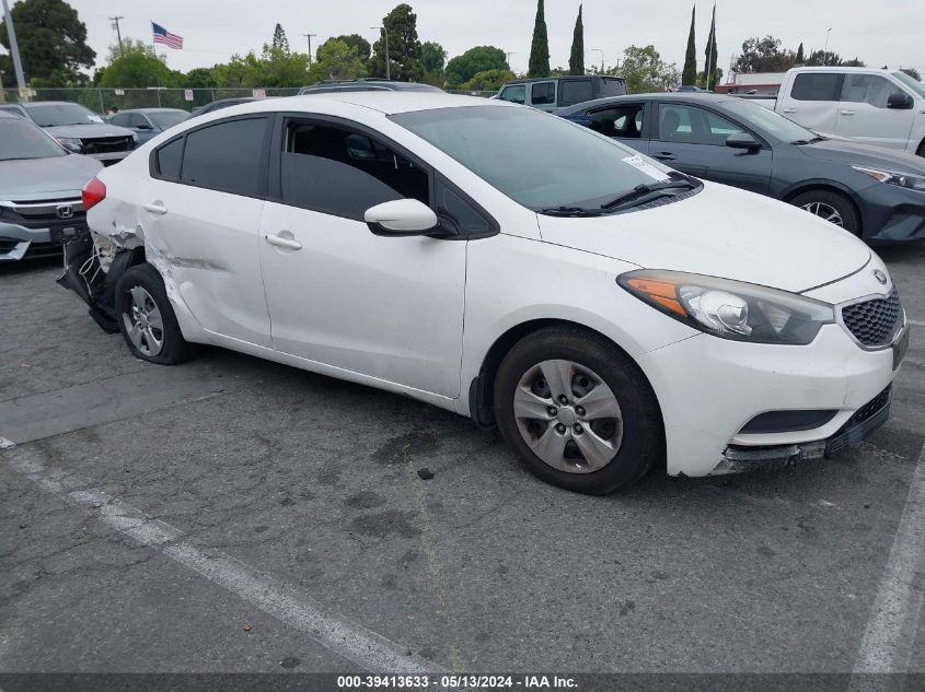 2014 Kia Forte Lx VIN: KNAFK4A63E5073790 Lot: 39413633