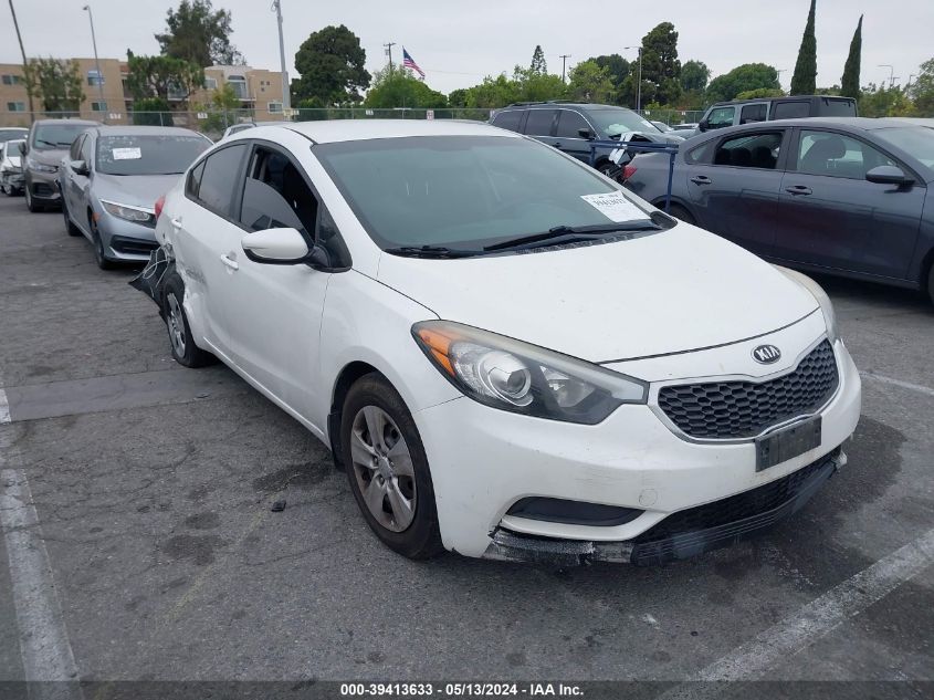 2014 Kia Forte Lx VIN: KNAFK4A63E5073790 Lot: 39413633