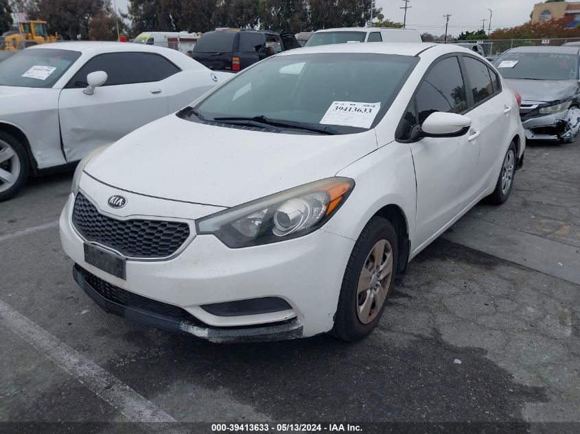 2014 Kia Forte Lx VIN: KNAFK4A63E5073790 Lot: 39413633