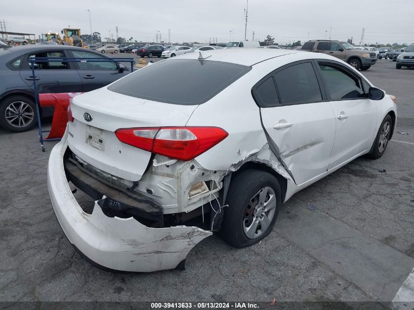 2014 Kia Forte Lx VIN: KNAFK4A63E5073790 Lot: 39413633