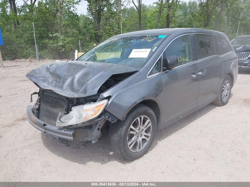 2012 Honda Odyssey Ex-L VIN: 5FNRL5H69CB072308 Lot: 39413636