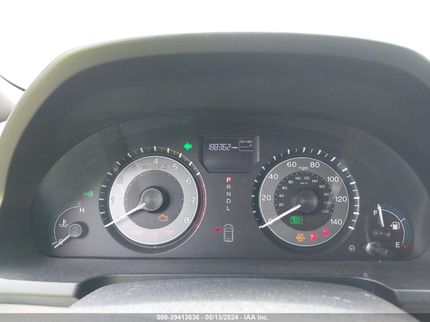 2012 Honda Odyssey Ex-L VIN: 5FNRL5H69CB072308 Lot: 39413636