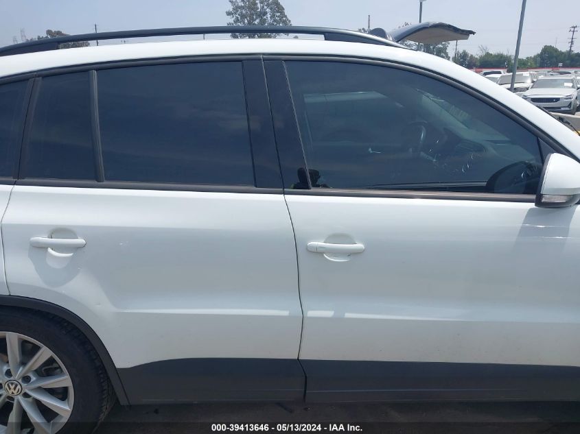 2017 Volkswagen Tiguan 2.0T/2.0T S VIN: WVGAV7AX2HK054812 Lot: 39413646