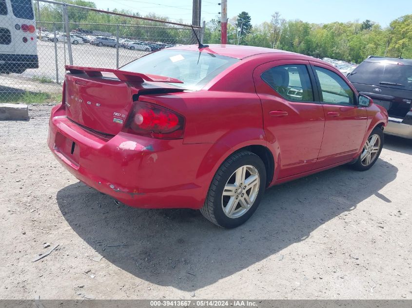 2013 Dodge Avenger Sxt VIN: 1C3CDZCG2DN740659 Lot: 39413667